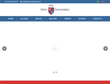 Tablet Screenshot of hotel-cantalodole.com
